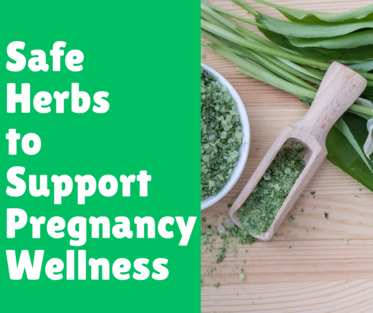 Safe Herbs to Support Pregnancy Wellness