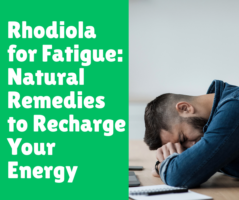 Rhodiola for Fatigue_ Natural Remedies to Recharge Your Energy