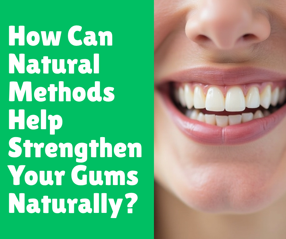 How Can Natural Methods Help Strengthen Your Gums Naturally