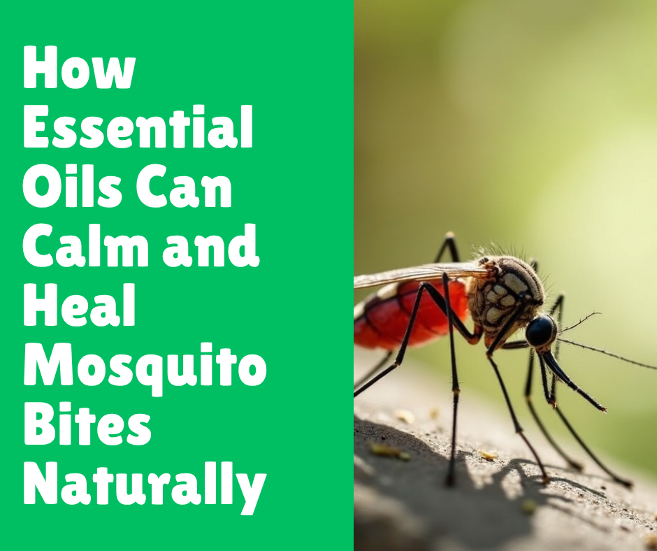 How Essential Oils Can Calm and Heal Mosquito Bites Naturally