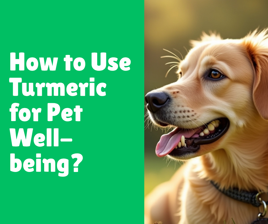 How to Use Turmeric for Pet Well-being