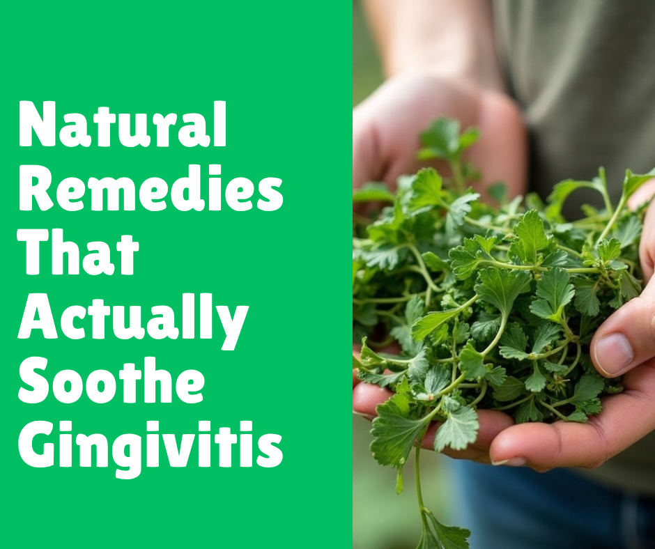 Natural Remedies That Actually Soothe Gingivitis