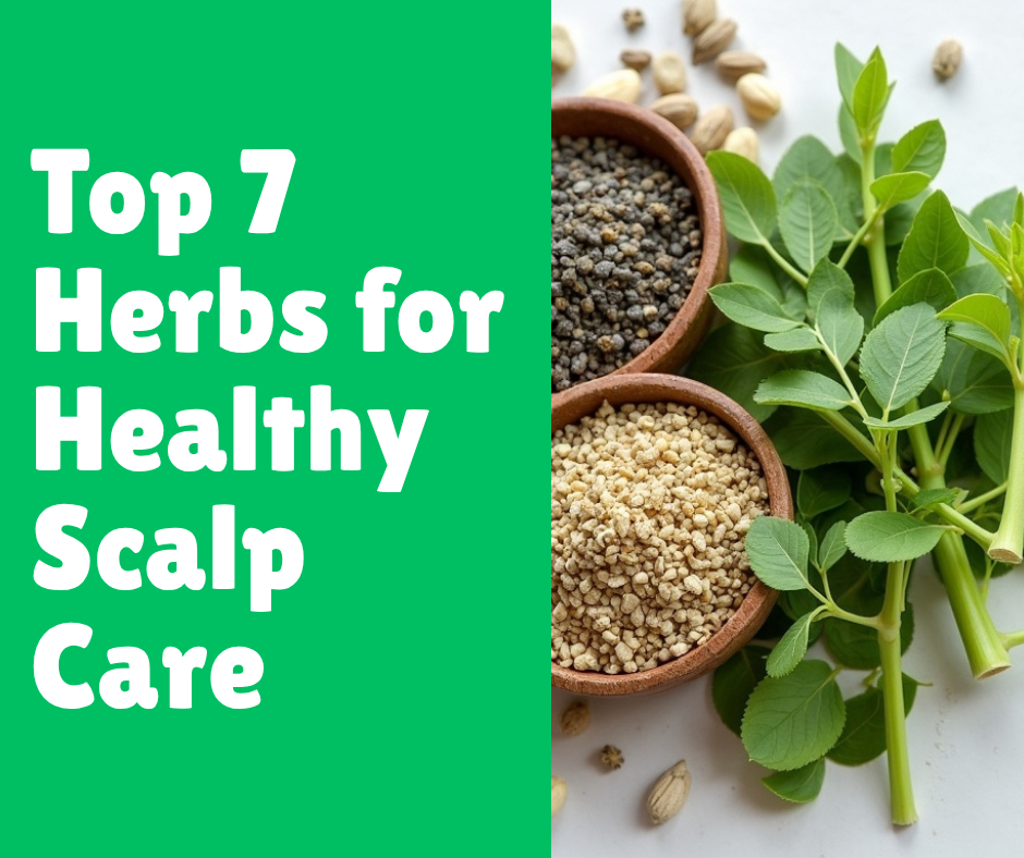 Top 7 Herbs for Healthy Scalp Care