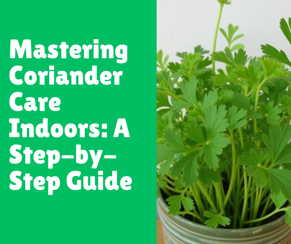 Mastering Coriander Care Indoors: A Step-by-Step Guide