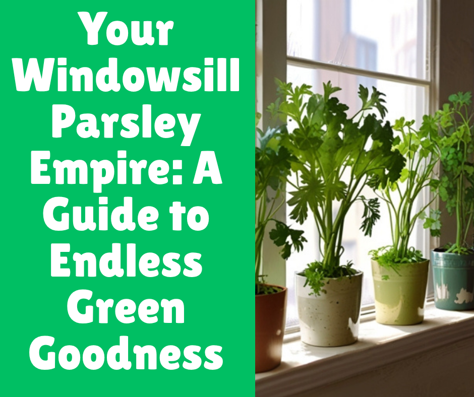 Your Windowsill Parsley Empire: A Guide to Endless Green Goodness